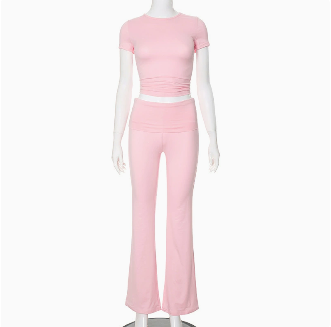 Summer Two-Piece Outfit Set for Women (One Set)