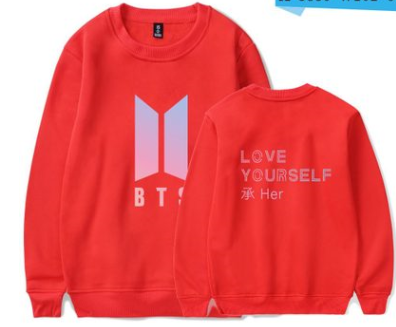 BTS Love Yourself HER Crewneck Sweatshirt Unisex