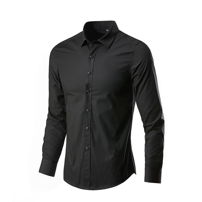 Spring New Men's Long Sleeve Shirt - Korean Style