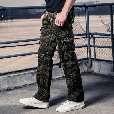 Men's Camouflage Cargo Trousers