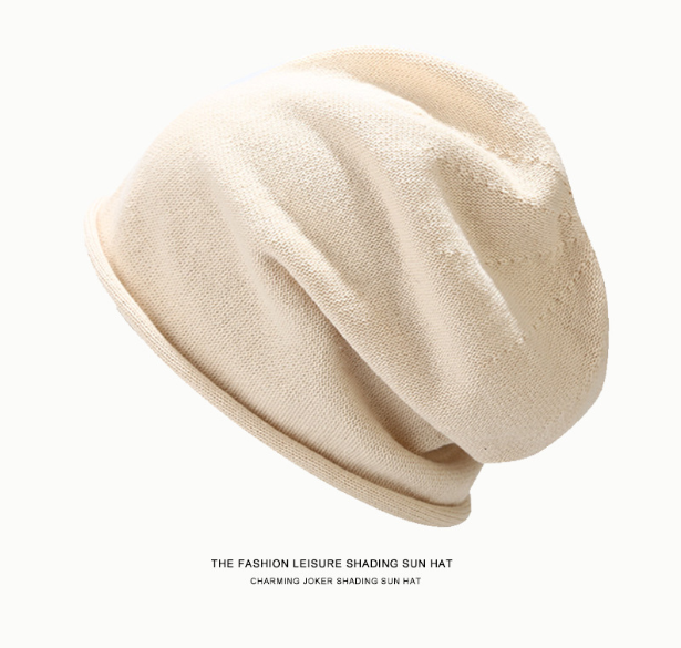 Japanese Retro Thin Knitted Hat for Autumn & Winter