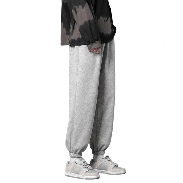 Men's Casual Loose Ice Silk 3/4 Pants for Spring/Summer