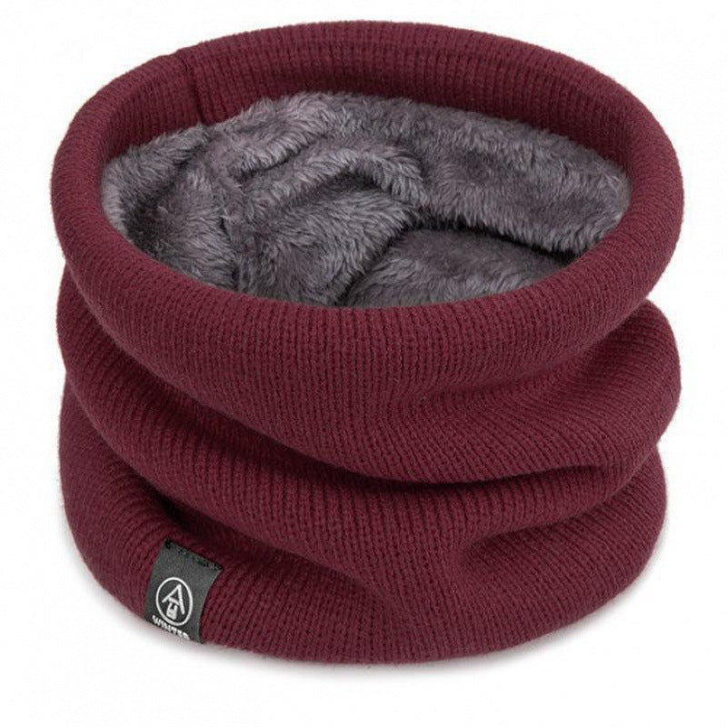 Unisex Thick Knit Wool Scarf
