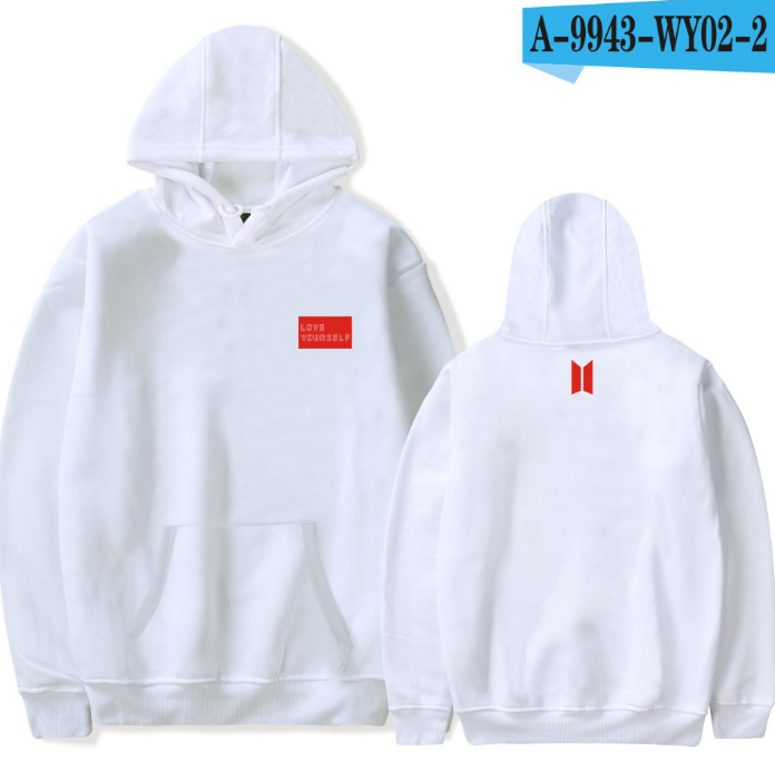 BTS Love Yourself Oversized Hoodie for Unisex
