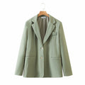 Women's Casual Long Sleeve Blazer Coat Fall Style
