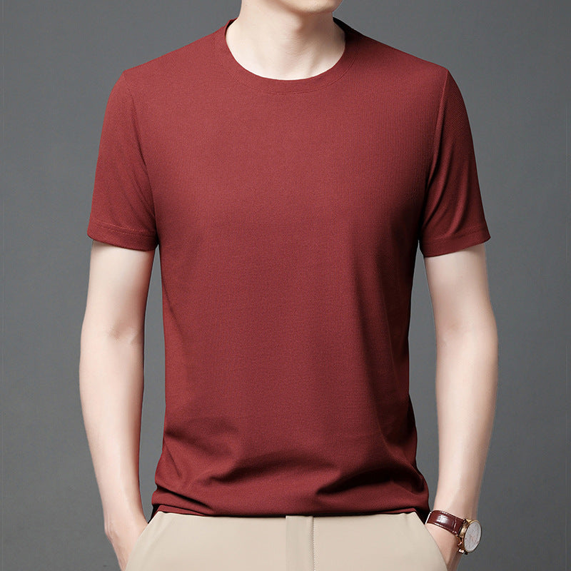 Men's Short Sleeve Waffle T-Shirt - Summer Casual