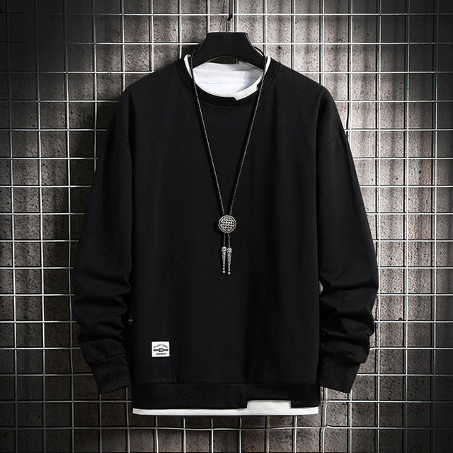 Men's Street Fashion Sweater for Spring and Autumn