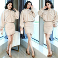 Autumn Dress Set with Skirt