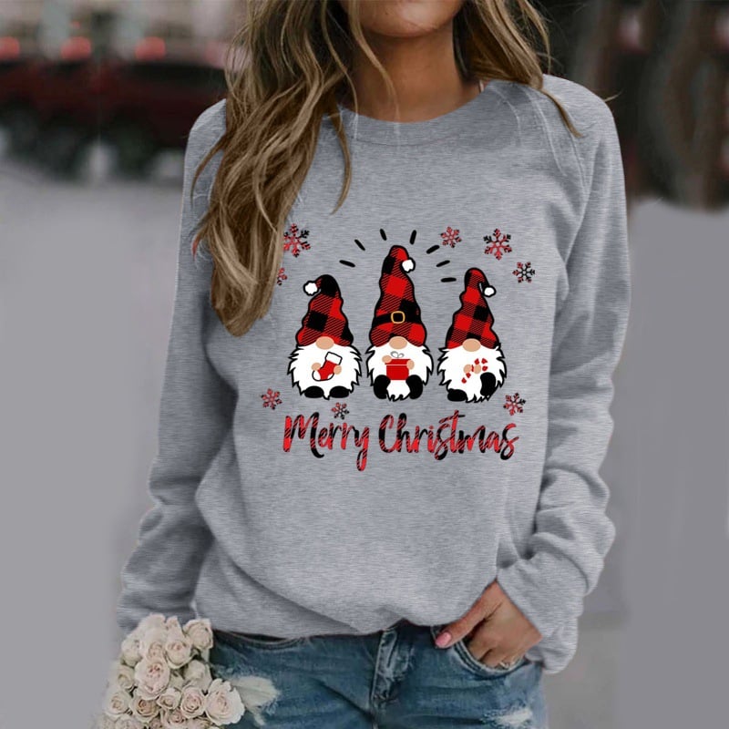Women's Winter Round Christmas Hoodie