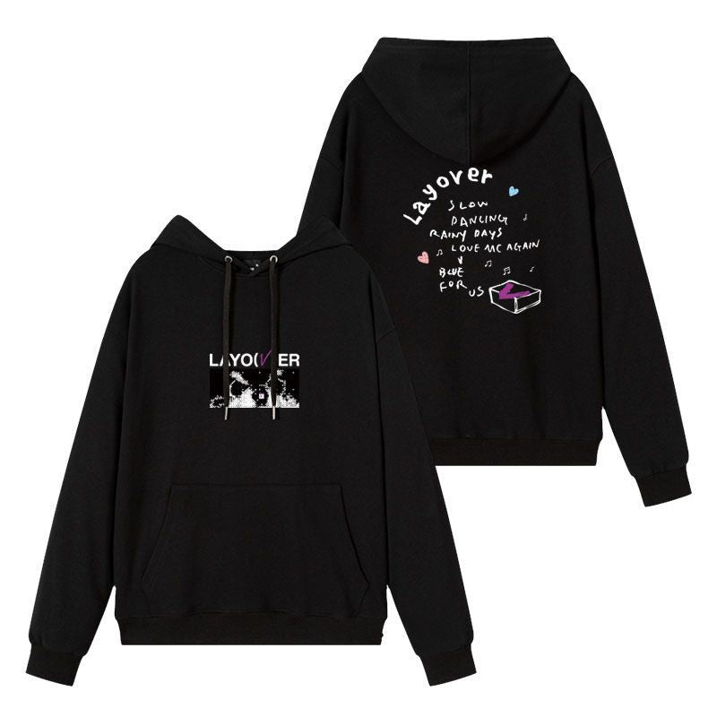 BTS V Layover Album Hoodie for Fans (Autumn/Winter)