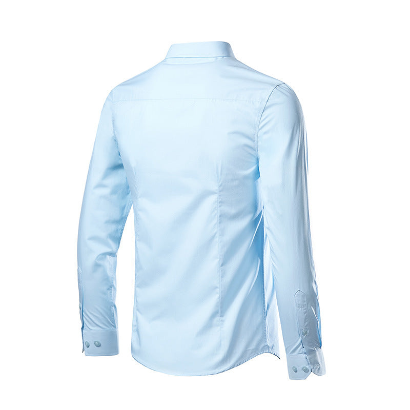Spring New Men's Long Sleeve Shirt - Korean Style