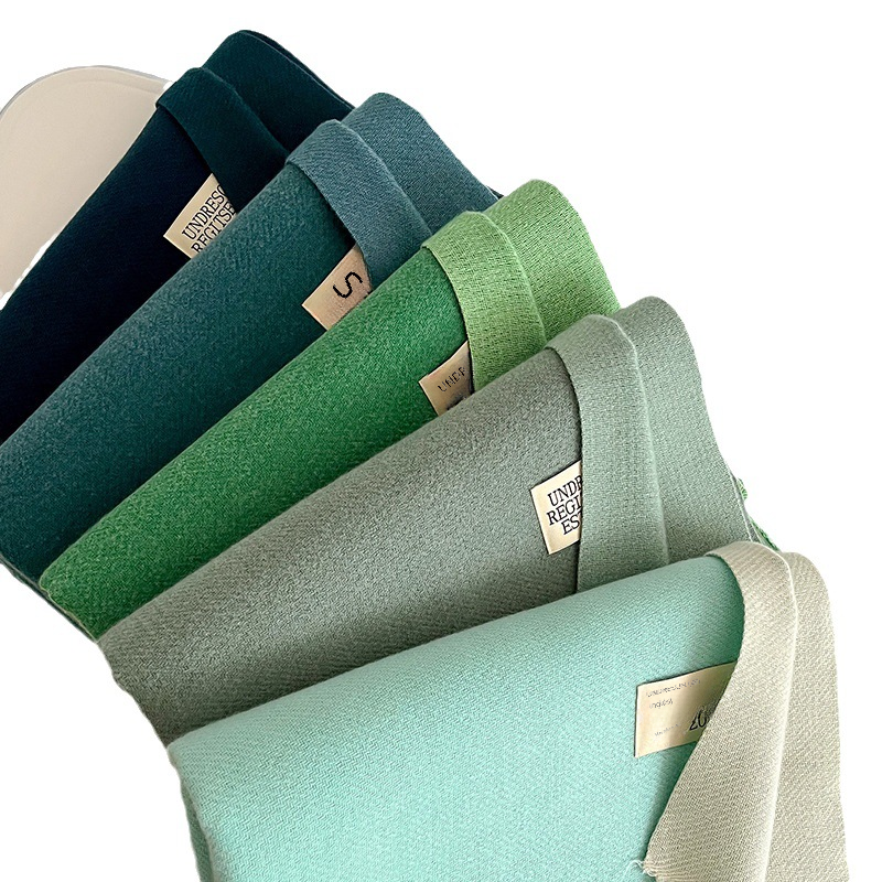 Double-Sided Cashmere Scarf for Women (Couple)