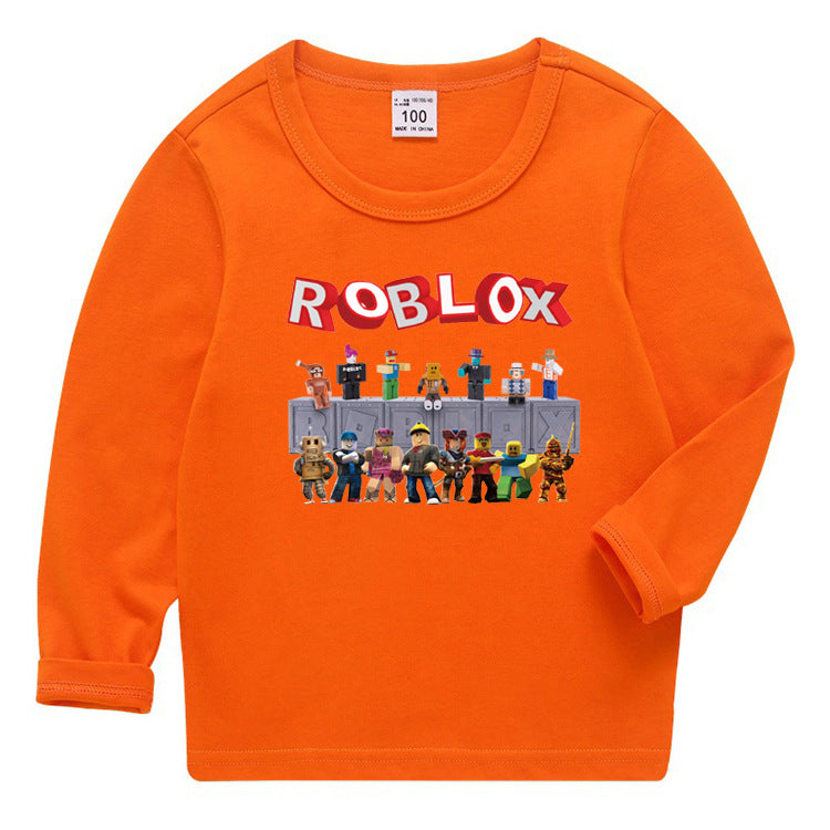 Kids Korean Style Roblox Long Sleeve T-Shirt