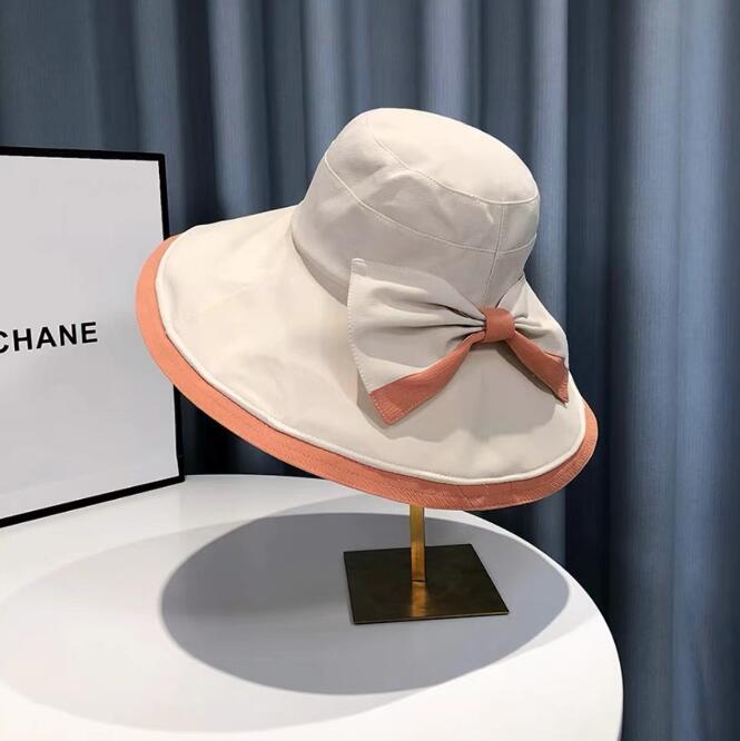 Korean Bowknot Short-Brim Fisherman Hat for Women
