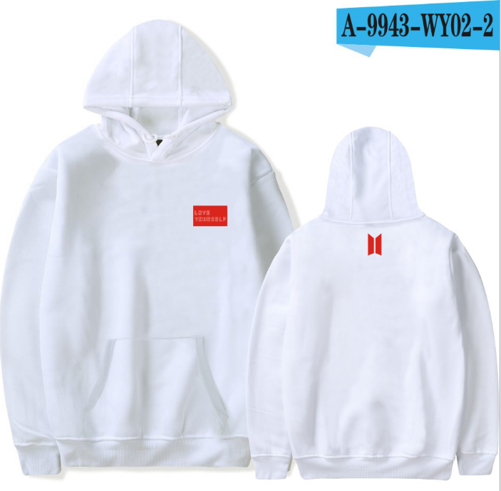 BTS Love Yourself Oversized Hoodie for Unisex