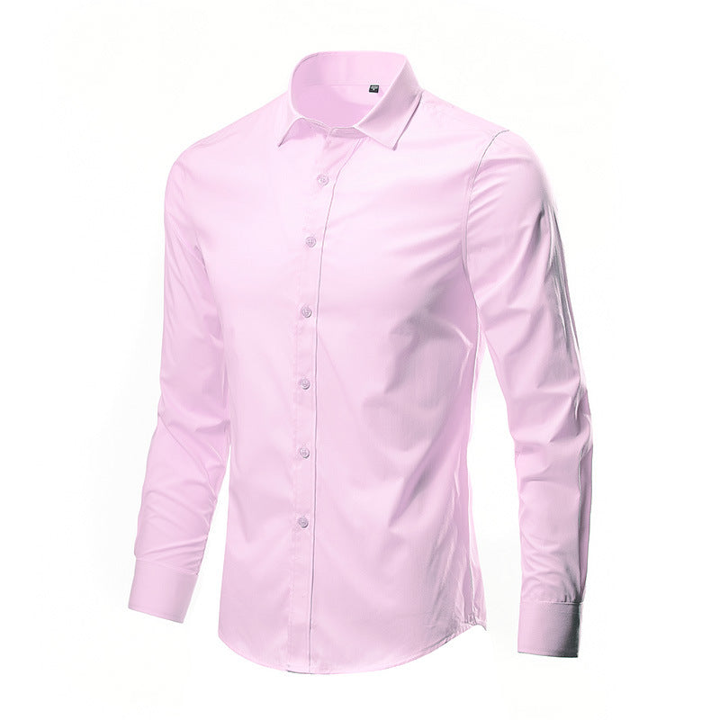 Spring New Men's Long Sleeve Shirt - Korean Style