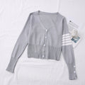 Autumn Fashion V-Neck Button Long Sleeve Cardigan