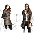 Lightweight Women's Hooded Down Jacket for Winter Wear