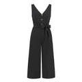 Fashionable Sleeveless V-Neck Jumpsuit for Women