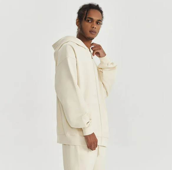 Autumn/Winter Terry Zipper Hoodie
