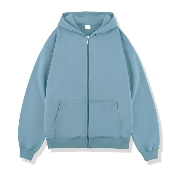Autumn/Winter Terry Zipper Hoodie