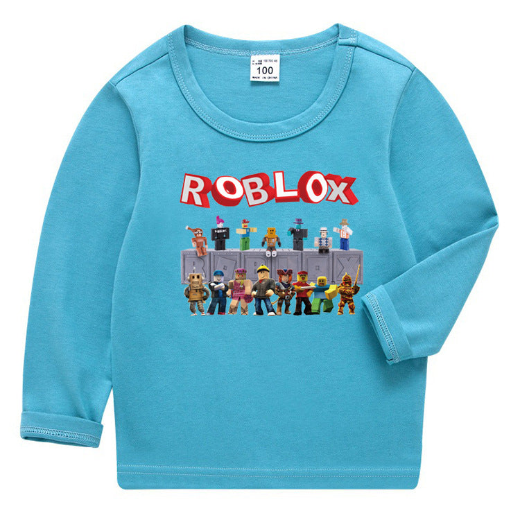 Kids Korean Style Roblox Long Sleeve T-Shirt