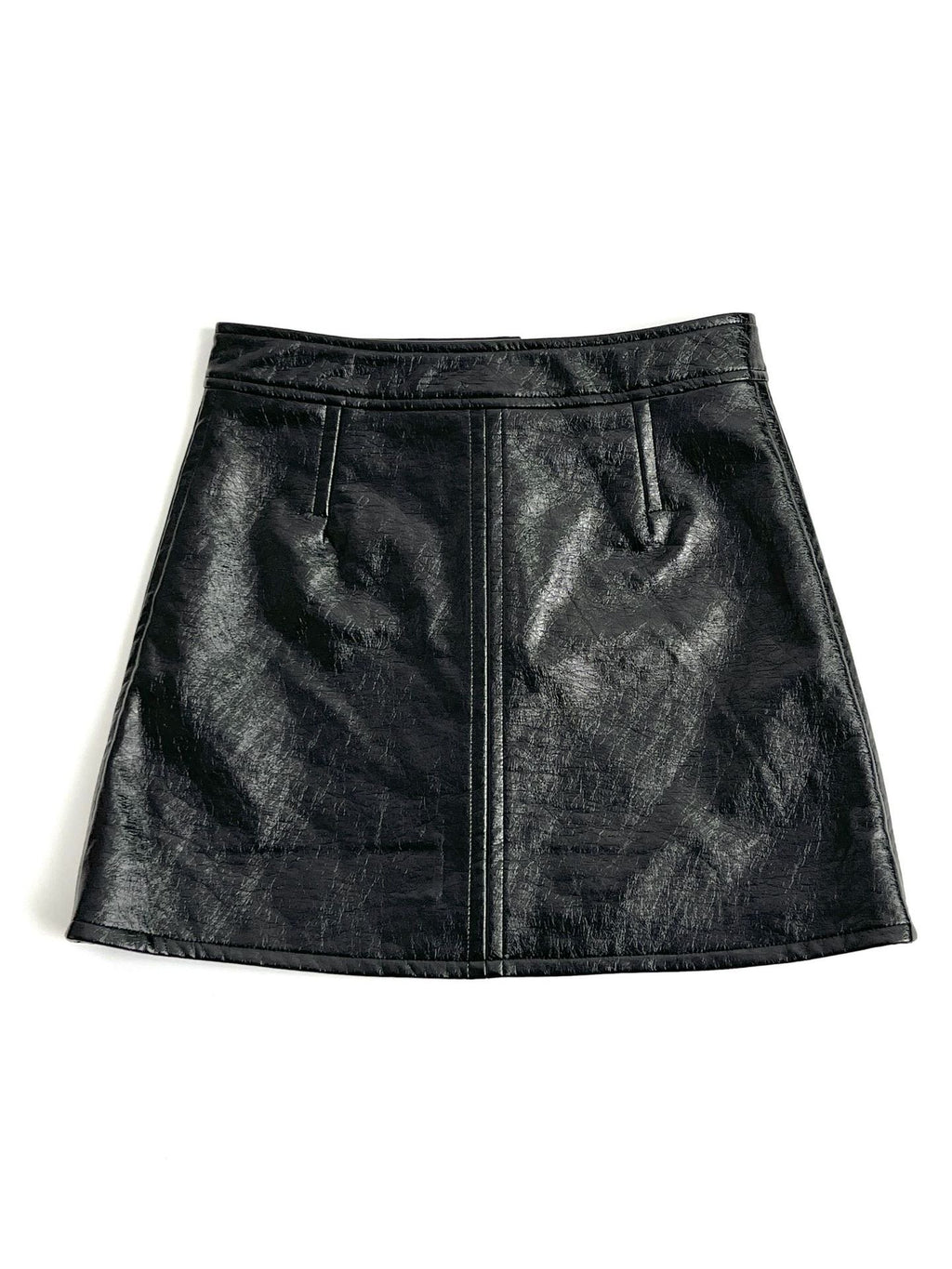 Casual Women's PU Leather Hip Package Skirt