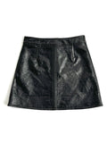 Casual Women's PU Leather Hip Package Skirt