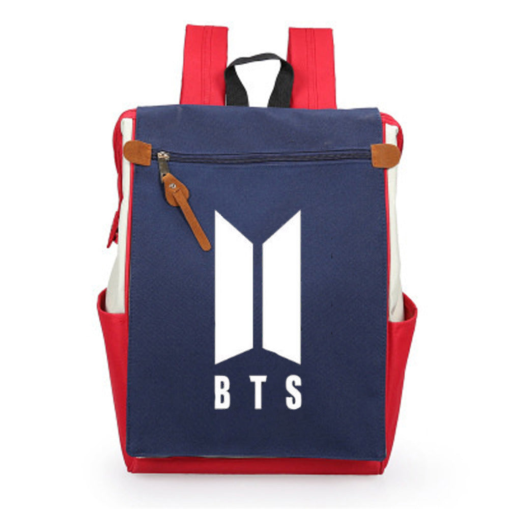 BTS Canvas Backpack - Dual Shoulder Bag