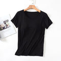 Women's Casual Summer T-Shirt with Cushion Fit