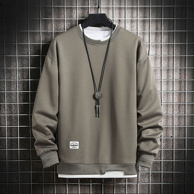 Men's Street Fashion Sweater for Spring and Autumn