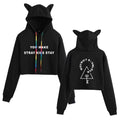 Kpop Stray Kids Hoodie Cat Ear Sweaters for Womens Felix Hyunjin Bangchan Hoodie Sweatshirt