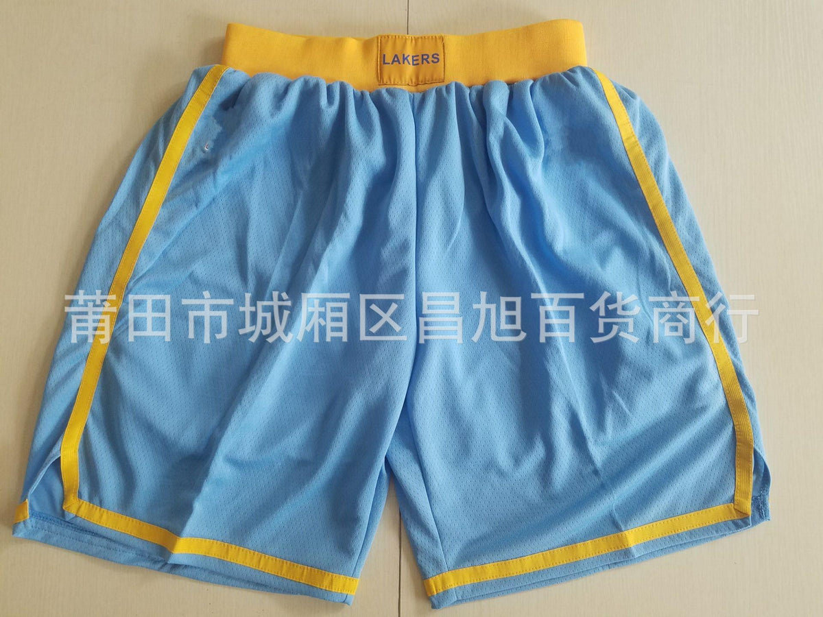 Lakers James Inspired Vintage Just Don Basketball Shorts