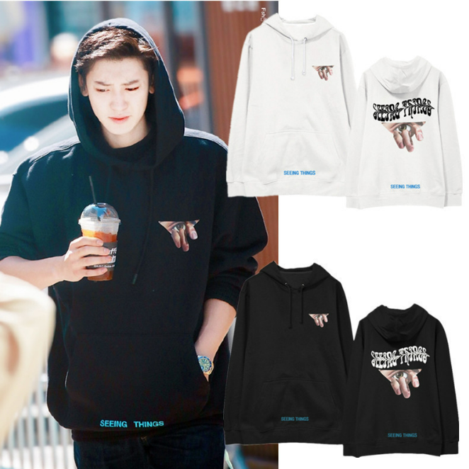 EXO Park Chan-yeol and BTS Jin Inspired Loose Hoodie