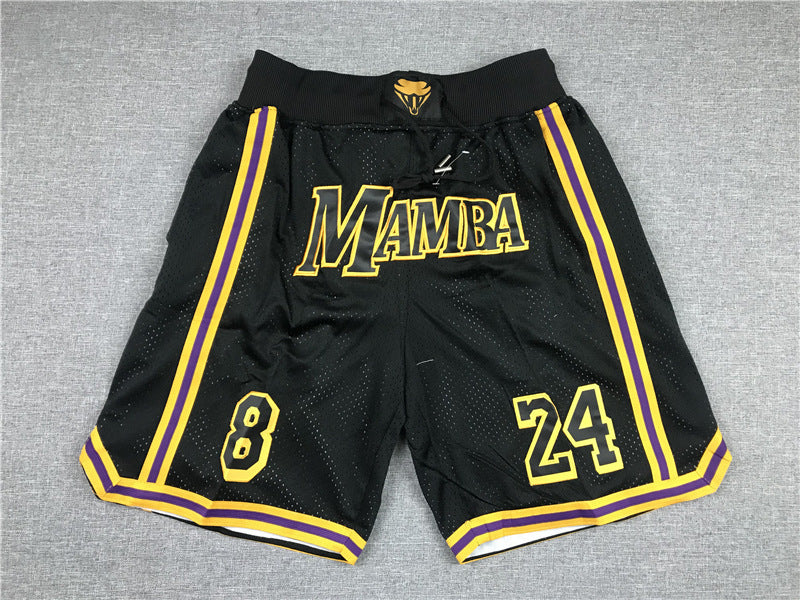 Lakers James Inspired Vintage Just Don Basketball Shorts