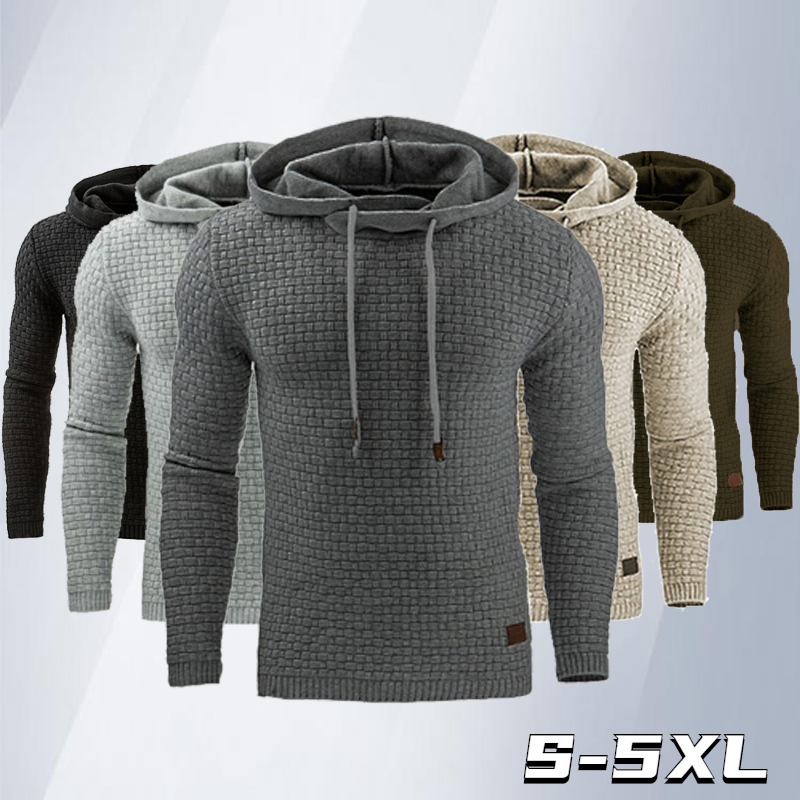 Slim Fit Men's Hoodies - Casual Sportswear Pullover