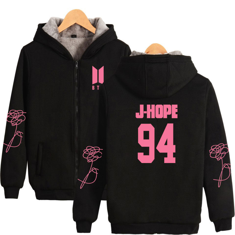 BTS Map of the Soul Persona Hoodie with Zipper (Winter)