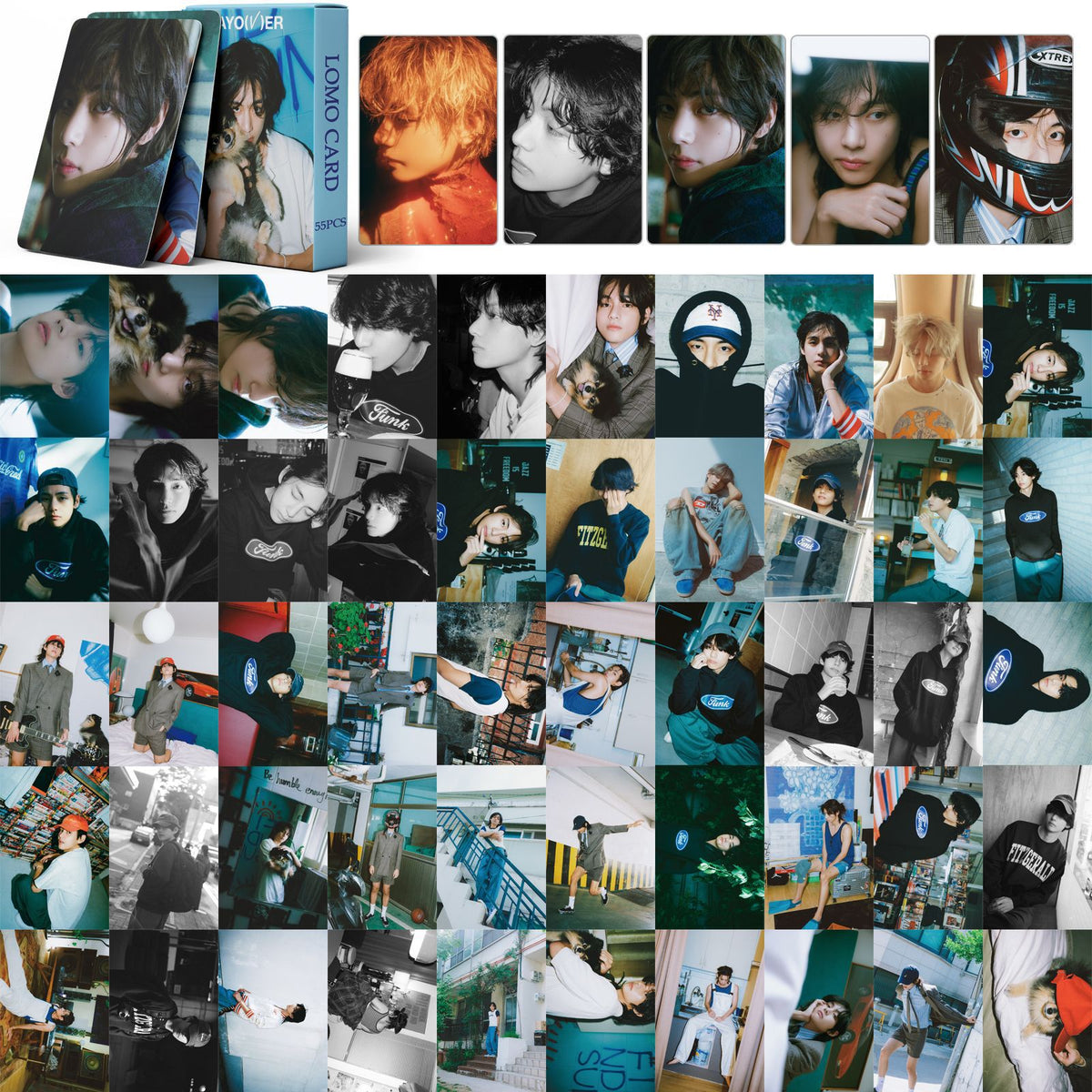 BTS Layover Album Postcards and LOMO Cards