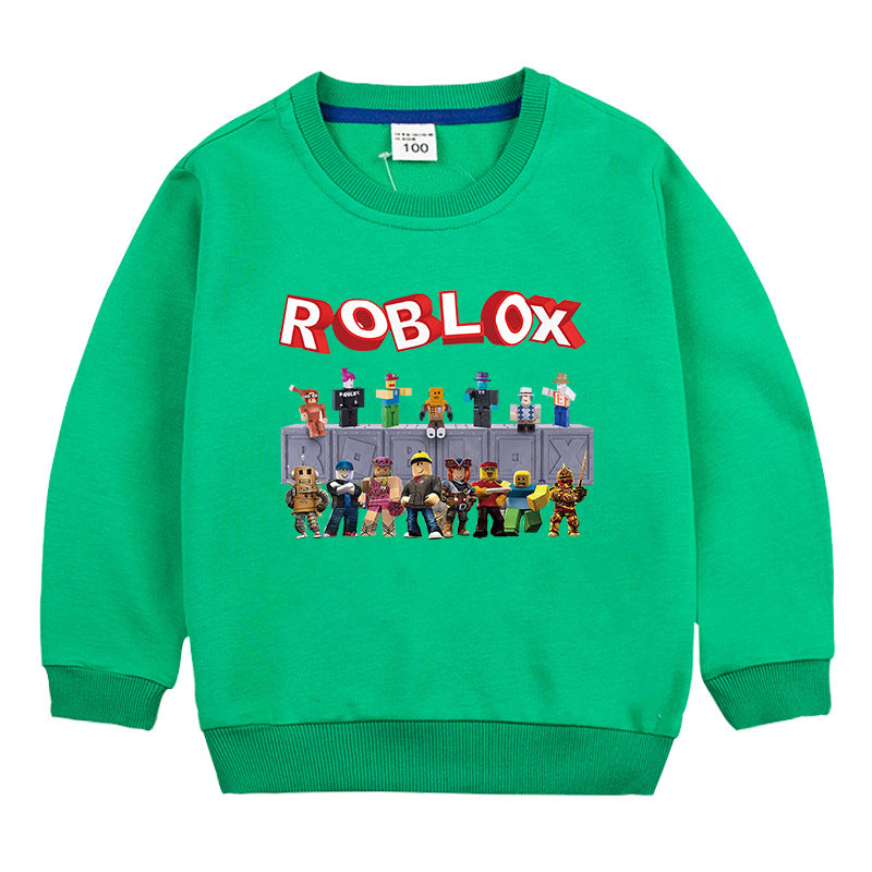 Kids Korean Style Roblox Long Sleeve T-Shirt