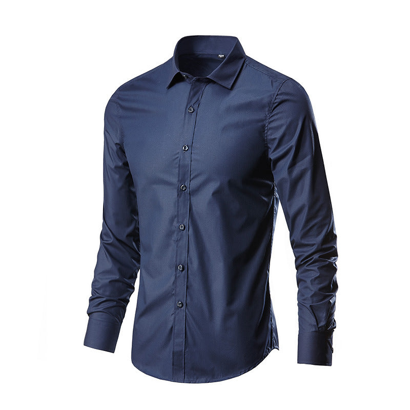Spring New Men's Long Sleeve Shirt - Korean Style