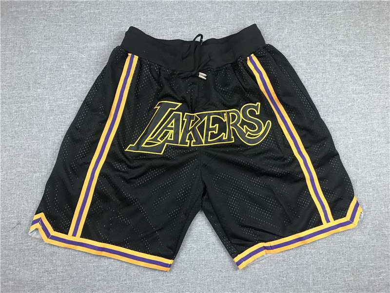 Lakers James Inspired Vintage Just Don Basketball Shorts