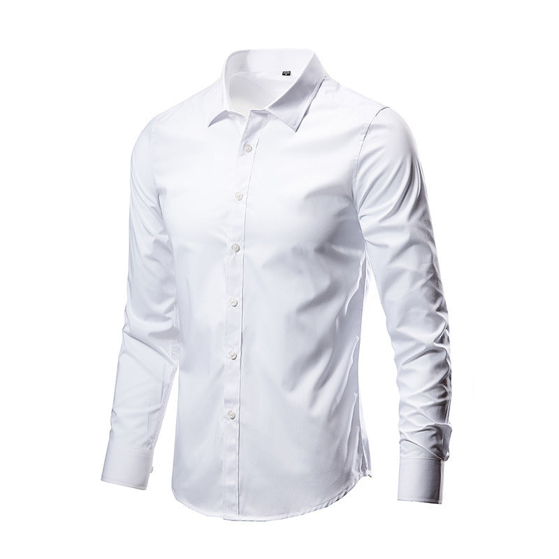 Spring New Men's Long Sleeve Shirt - Korean Style