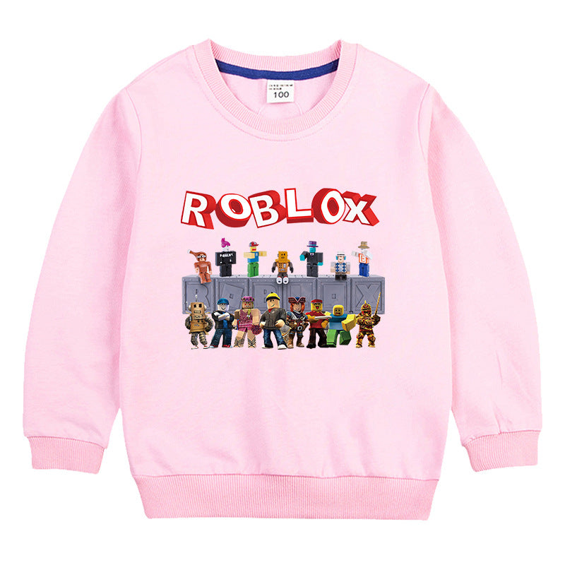 Kids Korean Style Roblox Long Sleeve T-Shirt