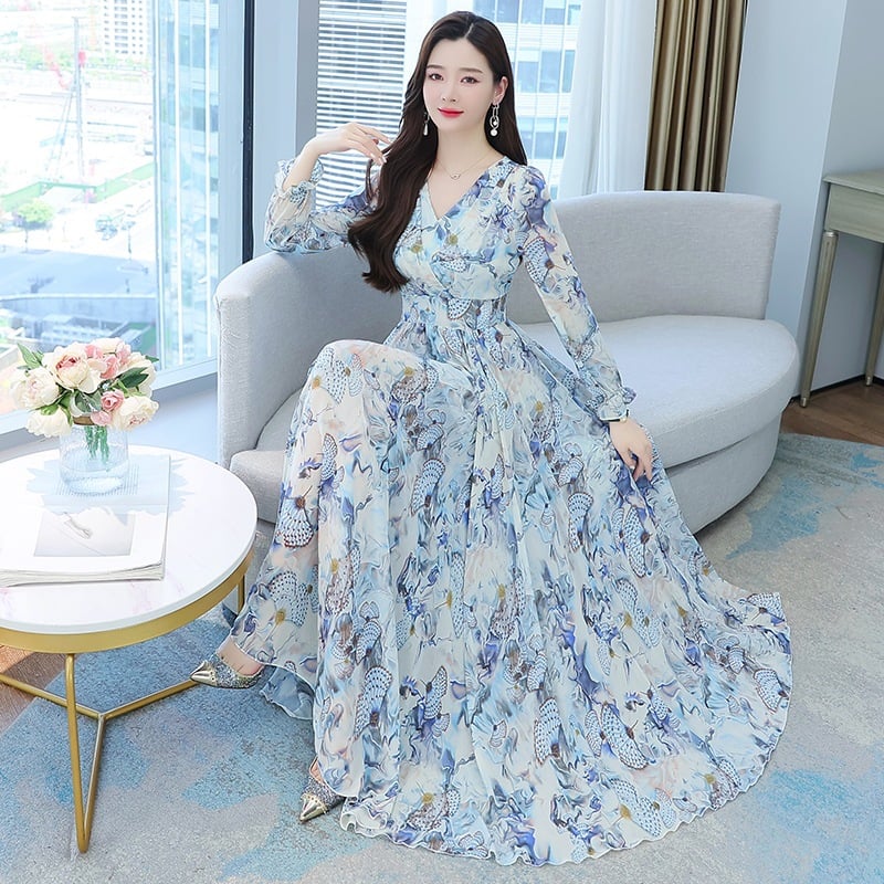 Women's Long Sleeve Autumn Dress
