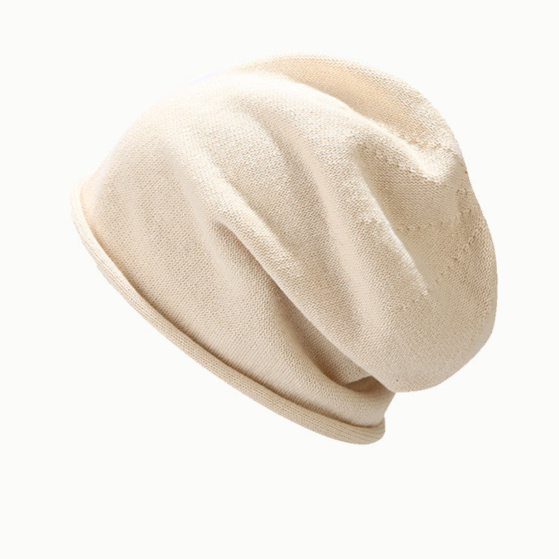 Japanese Retro Thin Knitted Hat for Autumn & Winter