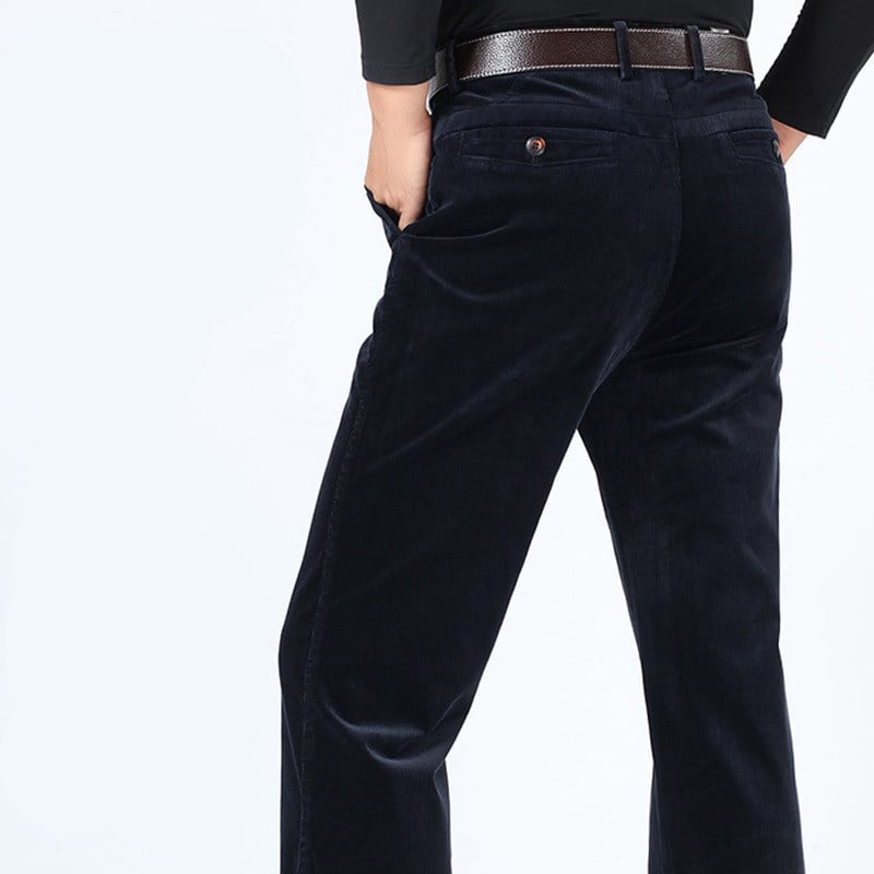 Men's Loose Straight Corduroy Pants