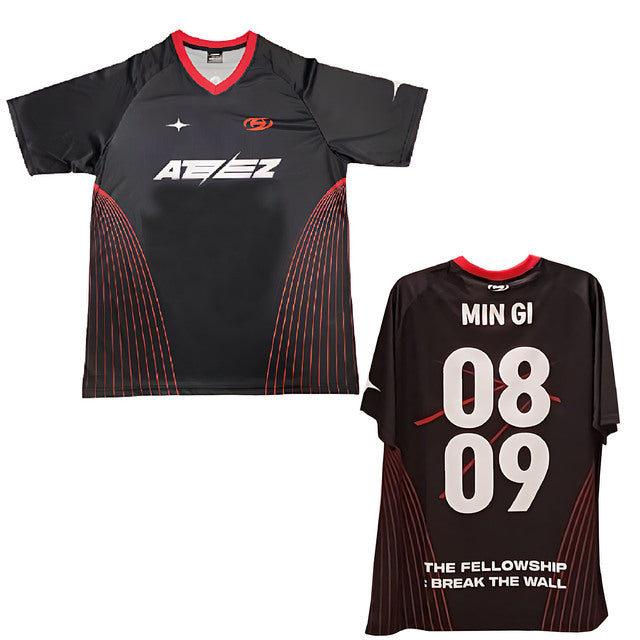 Kpop ATEEZ Unisex Short Sleeve Break The Wall T-Shirt