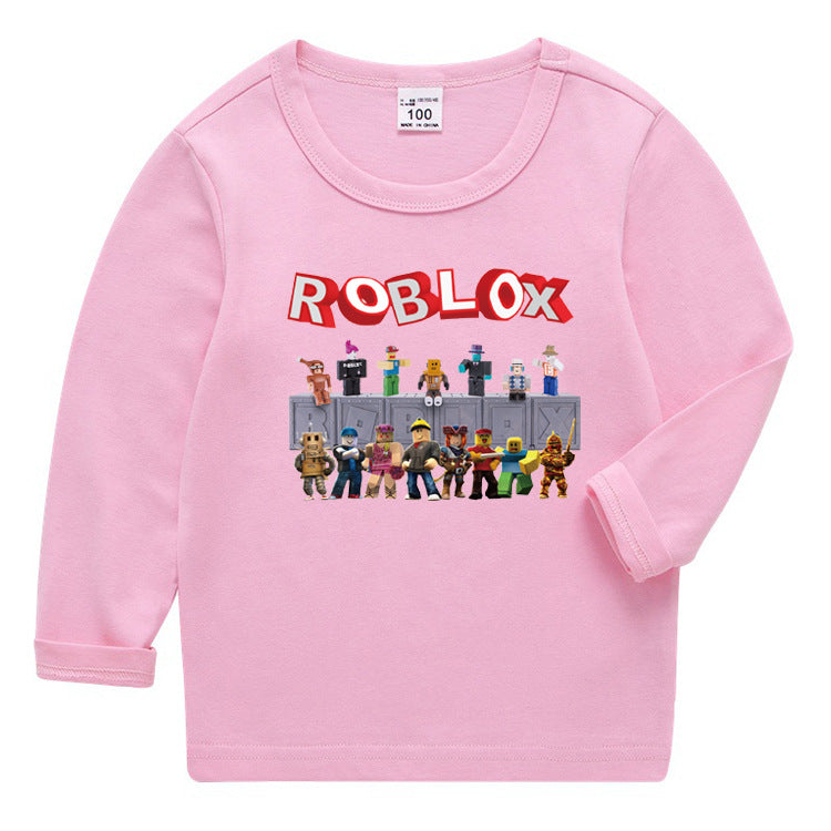 Kids Korean Style Roblox Long Sleeve T-Shirt
