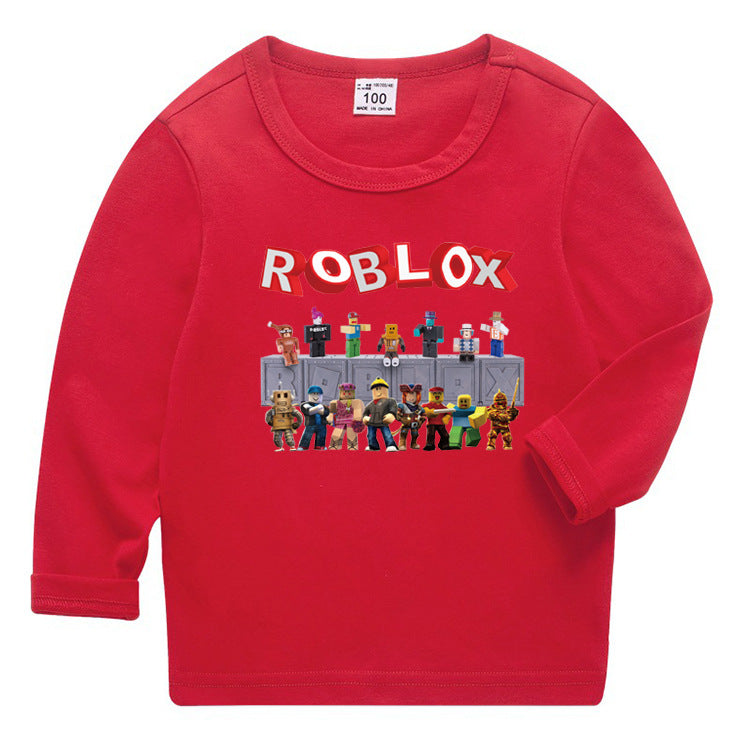 Kids Korean Style Roblox Long Sleeve T-Shirt