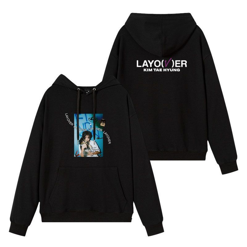 BTS V Layover Album Hoodie for Fans (Autumn/Winter)